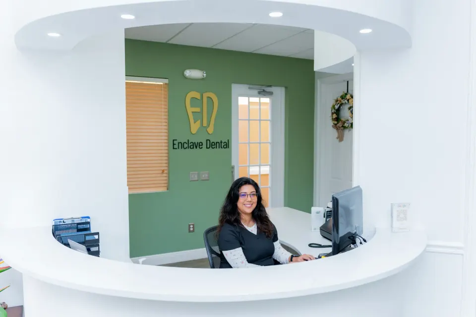 Dr. Shah and team at Enclave Dental's modern Lake Mary dental office