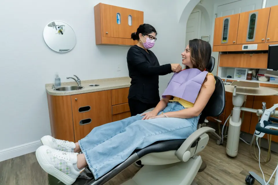 Dr. Shachi Shah at Enclave Dental Lake Mary FL — sports guard consultation