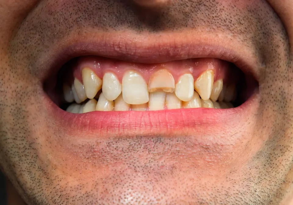 Patient receiving dental bonding treatment at Enclave Dental in Lake Mary, FL