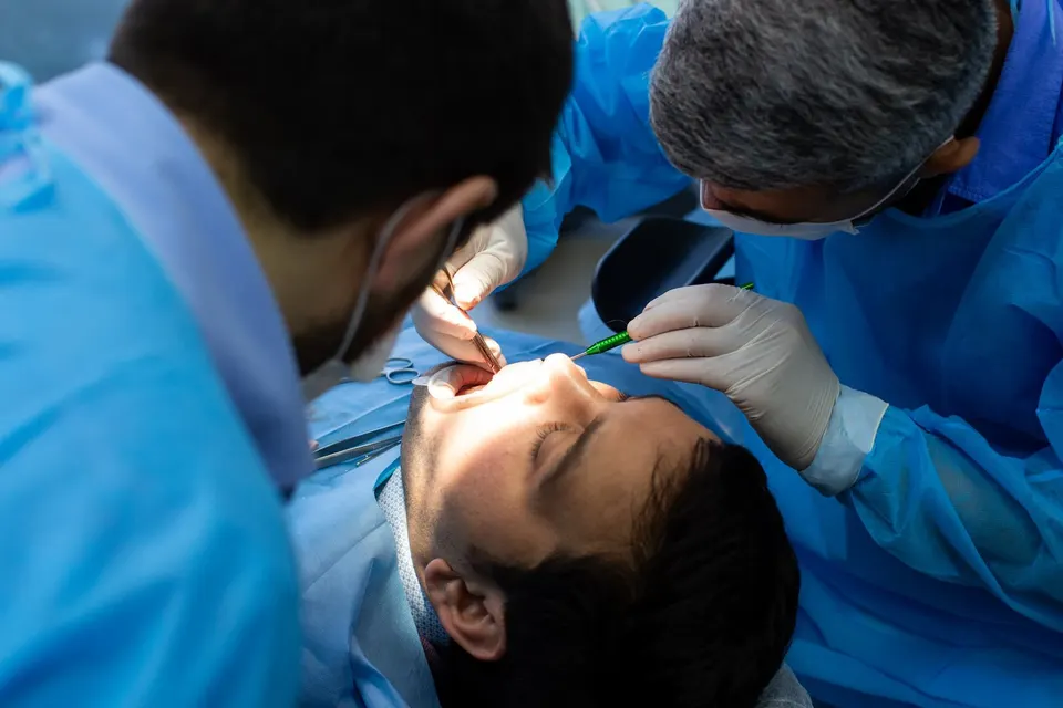Oral surgery procedure at Enclave Dental in Lake Mary, FL