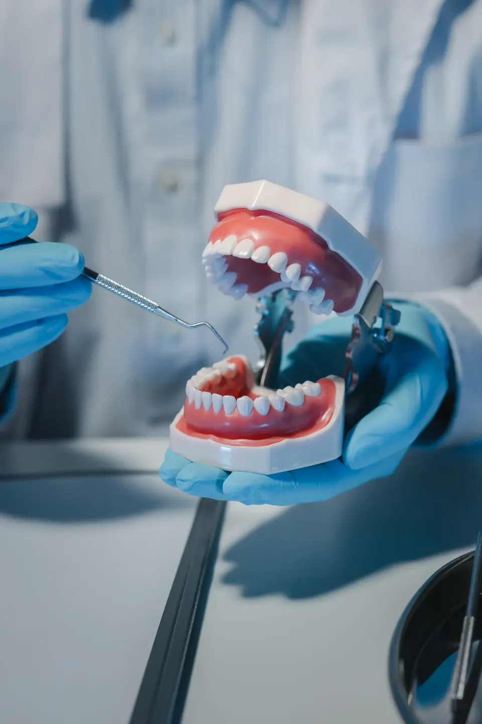 Patient smiling after crown and bridge treatment at Enclave Dental in Lake Mary FL