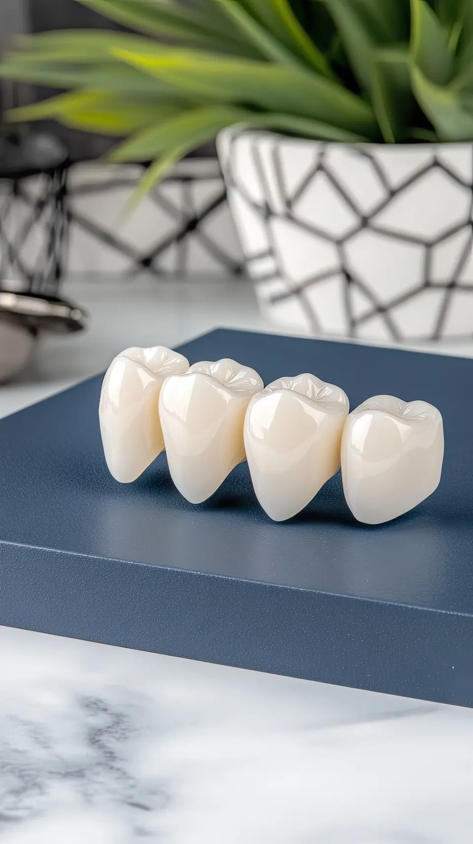 Zirconia dental crown model at Enclave Dental Lake Mary FL