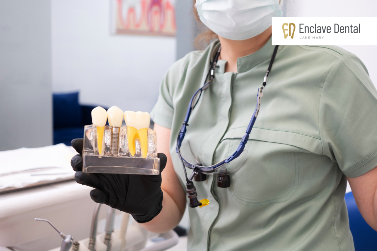 Transformation of a smile with dental implants